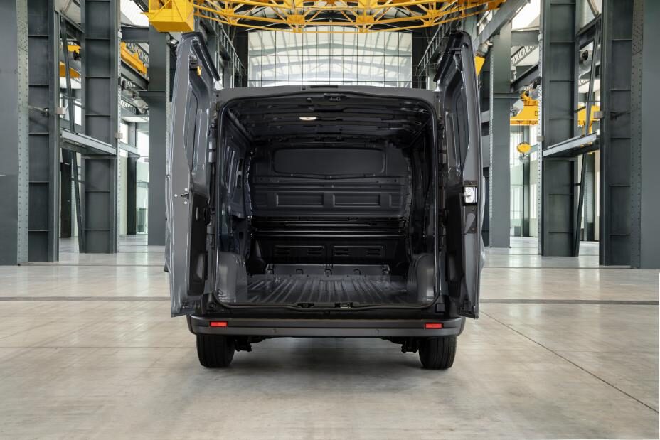 Cargo area showing identical load space in both vans